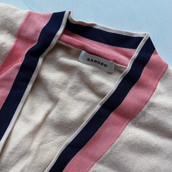 Sandro Wool and cashmere sweater T2/M - Picture 11 of 12